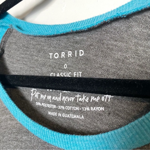 Torrid Mentally Rolling My Eyes Classic Fit Raglan Tee - Picture 5 of 9